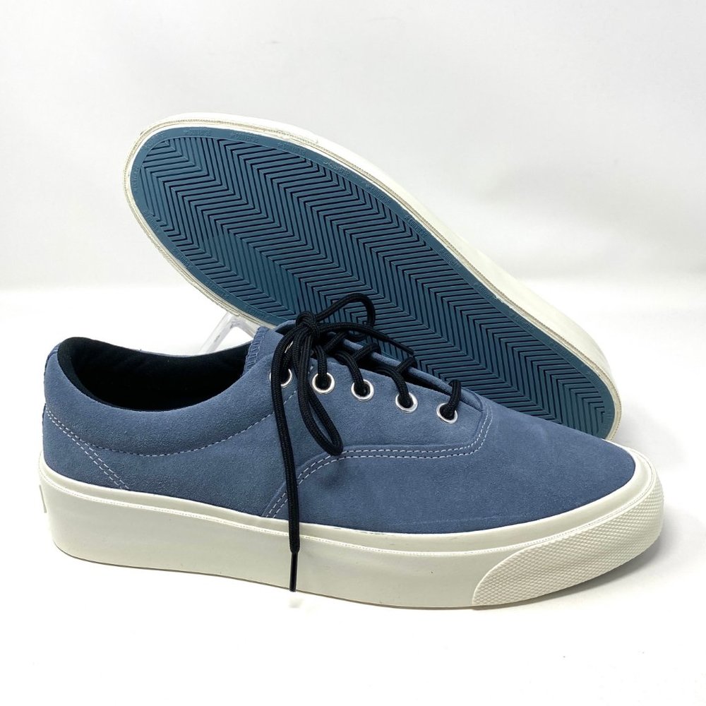 đź’–MEGA SALEđź’–Converse Blue Nubuck Skid Grip Low Top Suede Men's 10.5 169617C - Picture 7 of 10